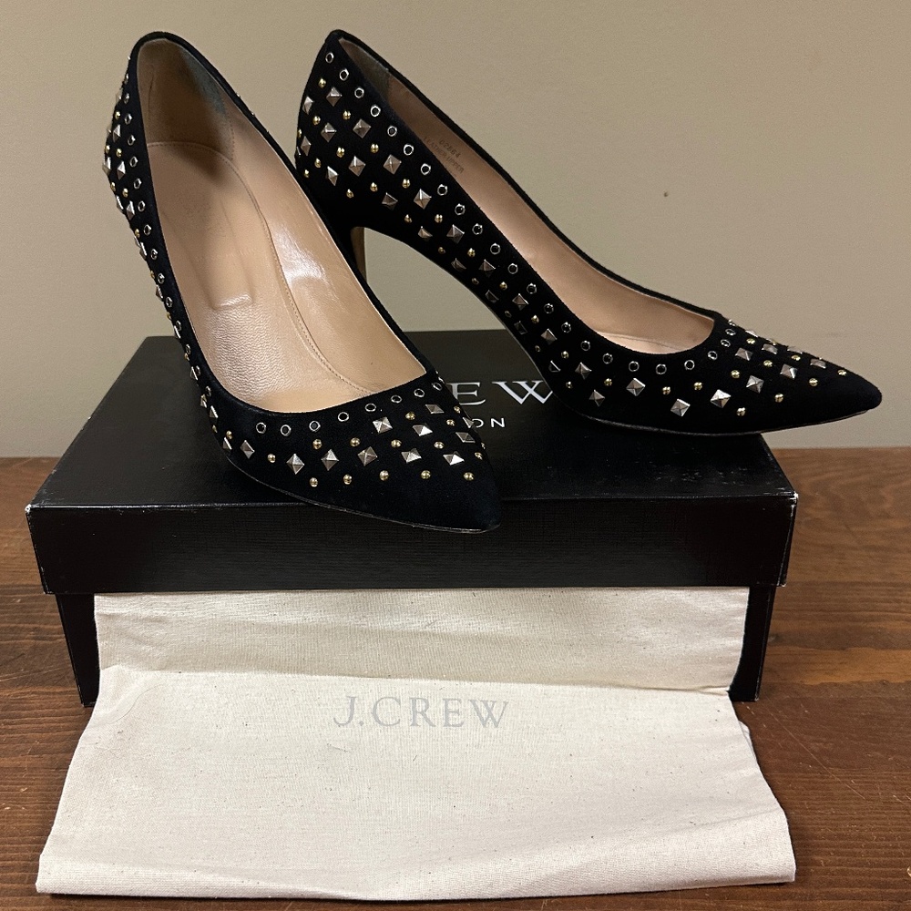 J.Crew Everly Studded Pumps - Size 10